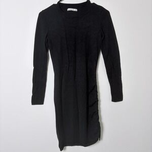 Abercrombie & Fitch black long sleeve knit dress Size Small‎ Tall (ST)